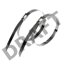 Хомут-стяжка стальная REXANT 400x7,9 мм, упаковка 50 шт.