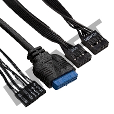 Корпус Miditower ExeGate AA-440U-AA450 (ATX, AA450 8 см, 2*USB+1*USB3.0, аудио, черный)