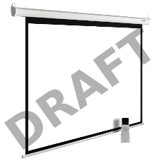 Экран Cactus 225x300см MotoExpert CS-PSME-300x225-WT 4:3 настенно-потолочный рулонный белый (моторизованный привод)