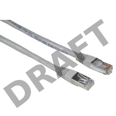 Патч-корд Hama H-30590 8p8c (RJ45) (m-m) CAT5e STP 10.0 м 1000 Мбит/с серый 