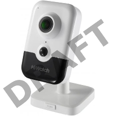 Видеокамера IP Hikvision HiWatch DS-I214(B) 2-2мм цветная корп.:белый/черный