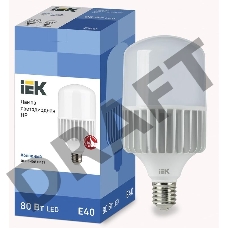 Лампа светодиодная IEK LLE-HP-80-230-65-E40 HP 80Вт 230В 6500К E40