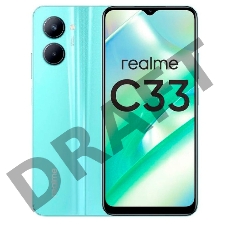 Смартфон Realme C33 32Gb 3Gb синий моноблок 3G 4G 6.5
