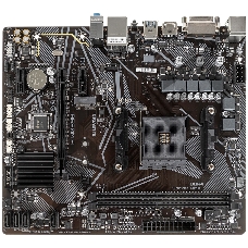 Материнская плата Gigabyte A520M H Soc-AM4 AMD A520 2xDDR4 mATX AC`97 8ch(7.1) GbLAN RAID+DVI+HDMI
