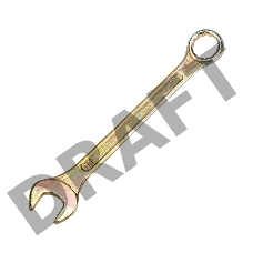 Ключ комбинированный REXANT 17 мм, желтый цинк