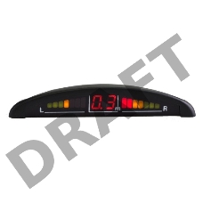 Парковочный Радар Silverstone F1 Interpower IP-416 4 датчика 19мм серебристый