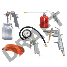 Набор FUBAG 120102  пневмоинструмента 5предметов к/р с нижним бачком