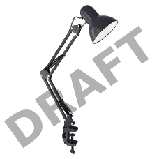 Ultraflash UF-312P С02 черный (Светильник настольный,230V 60W)