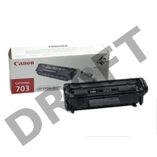 Тонер-картридж Canon 703 (7616A005) черный, 2000 стр, для LBP-2900/3000