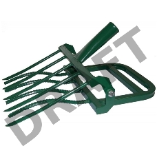 Рыхлитель ЗЕМЛЕКОП-5 садово-огородный  (одна ручка, 5 зубьев, ширина копки одной полосы 420мм) г. Челябинск