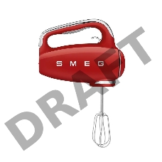 Ручной миксер SMEG HMF01RDEU, красный