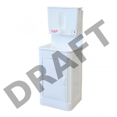 Умывальник Мастерица ЭВБО-17 ЭлБЭТ с ЭВН, с пластиковой тумбой