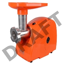 Мясорубка Аксион М 32.01 алый корпус, 1500 Вт, произ. 100 кг/час, отсек для хранения принадлежностей