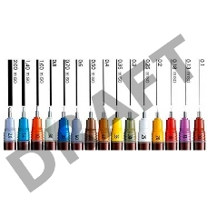 Изограф Rotring 1903399 0.3мм корпус бордовый пластик съемный пишущий узел/заправка тушь