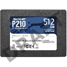Накопитель SSD Patriot 512Gb P210 P210S512G25 {SATA 3.0}