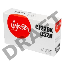 Картридж SAKURA CF226X/052H для HP и Canon, черный, 9200 к.