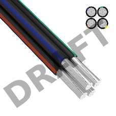 Провод СИП-4 4x16,0 мм², длина  25 метров, ГОСТ  REXANT