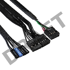 Корпус Minitower ExeGate EX291140RUS BAA-105-01AAA350 (mATX, БП AAA350 с вент. 8см, 4*USB, аудио, черный)