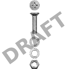 Винт (DIN965) в комплекте с гайкой (DIN934), шайбой (DIN125), шайбой пруж. (DIN127), M5 x 30 мм, 14 шт, ЗУБР