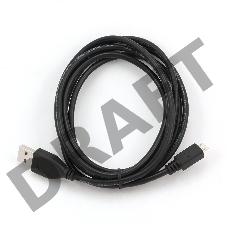 Кабель USB 2.0 Pro Cablexpert CCP-mUSB2-AMBM-10, AM/microBM 5P, 3м, экран, черный, пакет