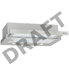 Вытяжки GORENJE Встраиваемая вытяжка, ширина 60 см, механическое управление, отвод и рециркуляция, 450 м3/ч, нержавеющая сталь