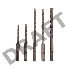 Набор буров по бетону 5-6х110, 6-8-10х160 мм, 5 шт., в пластиковой коробке SDS PLUS Kranz