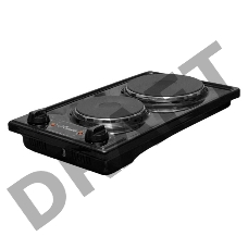 Плита Электрическая Лысьва ЭПБ 22 нержавеющая сталь/рябчик (настольная)