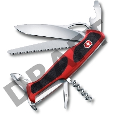 Нож перочинный Victorinox RangerGrip 79 (0.9563.MC) 130мм 12функций красный/черный карт.коробка