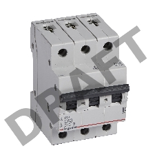 Авт. выключатель RX3 4,5кА 63А 3П C RX3 Авт. выключатель 4,5кА 63А 3П C