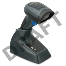 Сканер штрихкода Datalogic QuickScan QBT2430, Bluetooth, Kit, USB, 2D Imager, Black (Kit inc. Imager, Base Station and USB Cable.)