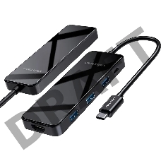 Мультифункциональный хаб Vention USB-C > HDMI v2.0/3xUSB 3.0 OTG/PD (THPBB)