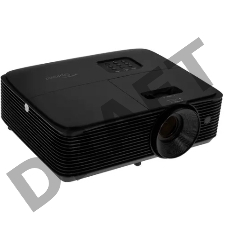 Проектор Optoma [S381] DLP,Full 3D,SVGA(800*600),3900 ANSI Lm,25000:1;15000ч/12000ч/10000ч/6000ч (Eco+/Dynamic/Eco/bright);1,94-2,16:1;+/- 40 vertical;HDMI x1;VGAin x1;AudioINx1;Composite x1;VGAOut x1;AudioOUTx1;USB-A(power 1A);10W;27 dB;3 kg,черный