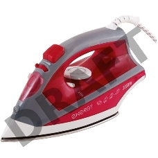 Утюг ENERGY EN-328 бордовый, 2000 Вт, стальная подошва (в уп. 10 шт)