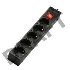 Сетевой фильтр Sven Optima Base 3,0 м (5 розеток) черный 
