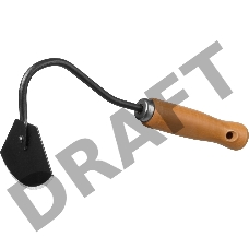 Мотыжка радиусная GRINDA 421513 PROLine  с деревянной ручкой, 65х115х275мм