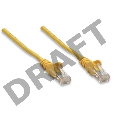 Патч-корд UTP кат. 5e,  1м Exegate желтый