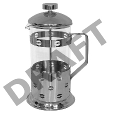 Френч-пресс MALLONY B535-1000ML, 1л, сталь/стекло (в уп. 12 шт)