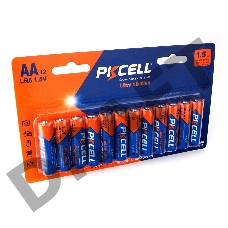 Щелочной/алкалиновый элемент питания PKCELL LR6-12B тип - AA 12 шт в блистере