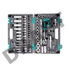 Набор инструментов STELS 14106  1/2'' 1/4'' CrV пластиковый кейс  94 предм.