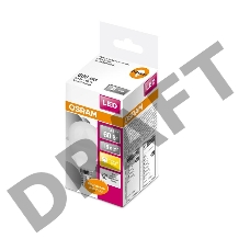 Лампа светодиодная LED STAR CLASSIC P 60 6.5W/830 6.5Вт шар 3000К тепл. бел. E14 550лм 220-240В матов. пласт. OSRAM 4058075134294