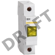 Лампа сигнальная ЛС-47 жел. ИЭК MLS10-230-K05