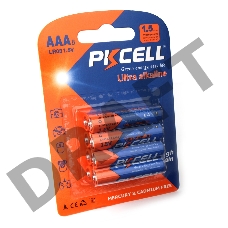 Щелочной/алкалиновый элемент питания PKCELL LR03-8B тип - AAА 8 шт в блистере