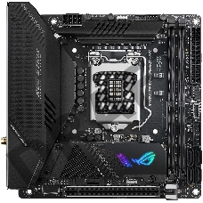 Материнская плата ASUS ROG STRIX Z590-I GAMING WIFI, LGA1200, Z590, 2*DDR4 , DP+HDMI, SATA3 + RAID, Audio, 2,5Gb LAN, USB 3.2*9, USB 2.0*4, mITX ; 90MB1680-M0EAY0