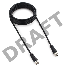 Кабель телевизионный Cablexpert, CCV-515-3M, Coaxial M/F, 3м