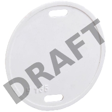 Бирка кабельная Iek UZMA-BIK-Y135-R У-135 (круг 55 мм)