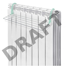 Сушилка для белья НИКА СБ5-65П/С серый на радиатор