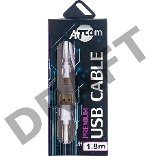 Кабель ATCOM AT9073 1.8 m USB(Am) <=> microUSB, блистер