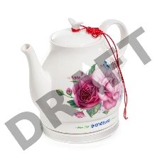 Чайник электрический Endever Skyline KR-400 C. 1 600 Вт, керам. корпус , 1,6л, белый с рисунком