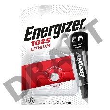 Батарейка Energizer CR1025 BL1 Lithium 3V (1/10/140)