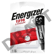 Батарейка Energizer CR1216 BL1 Lithium 3V (1/10/140)